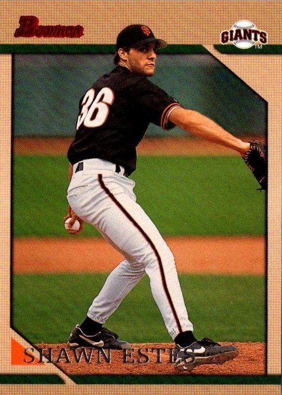Shawn Estes, 1996 Bowman Baseball