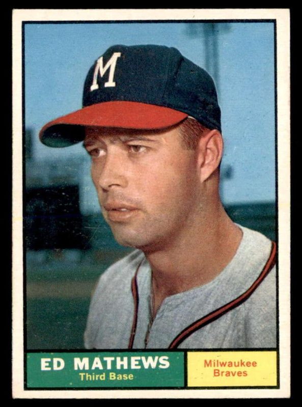 Eddie Mathews, 1961 Topps Baseball