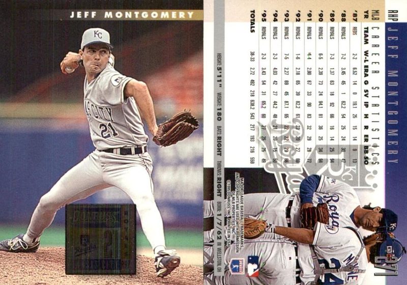 Jeff Montgomery, 1996 Donruss Baseball