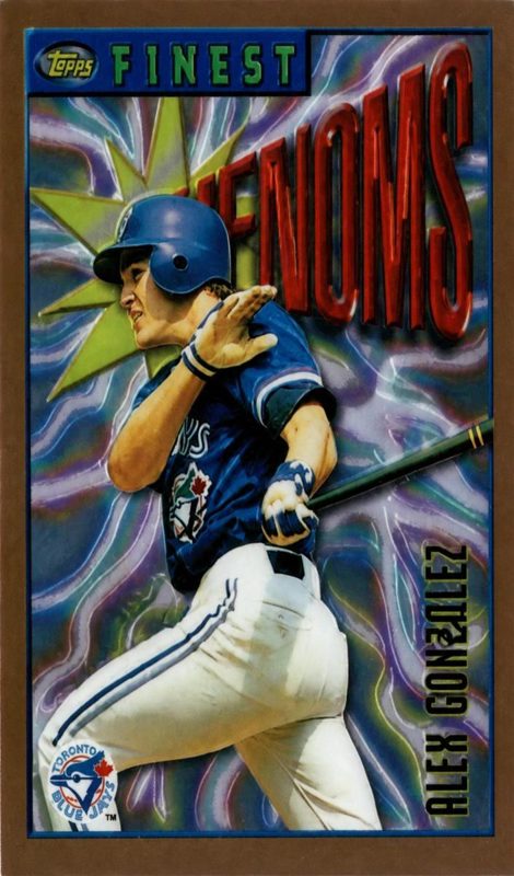 Alex Gonzalez, 1996 Topps Finest Baseball