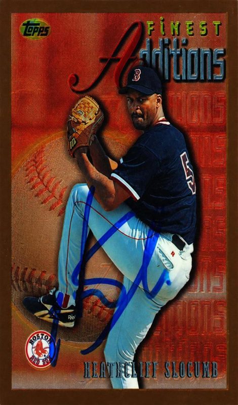 Heathcliff Slocumb, 1996 Topps Finest Baseball