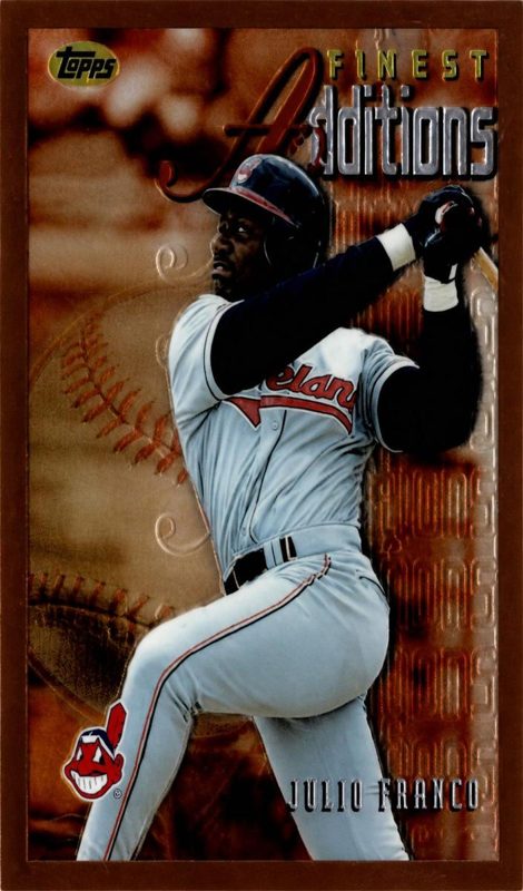 Julio Franco, 1996 Topps Finest Baseball