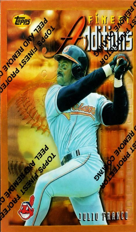 Julio Franco, 1996 Topps Finest Baseball