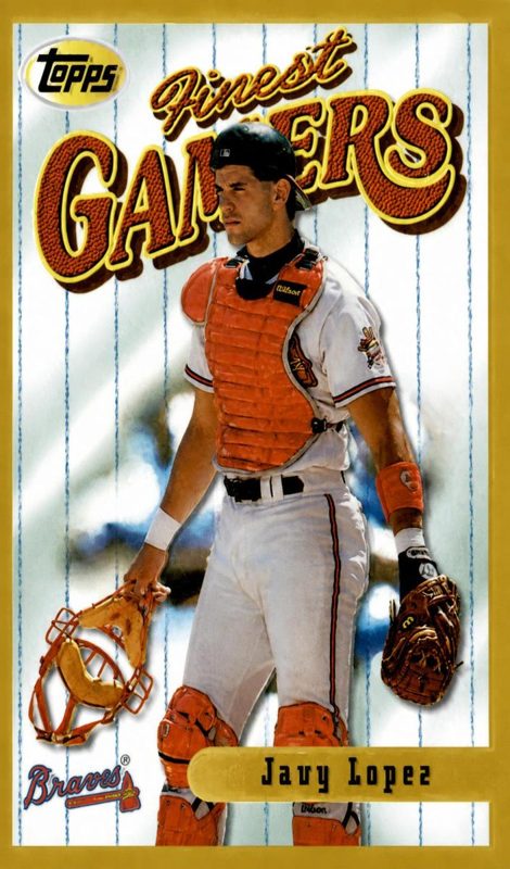 Javy Lopez, 1996 Topps Finest Baseball