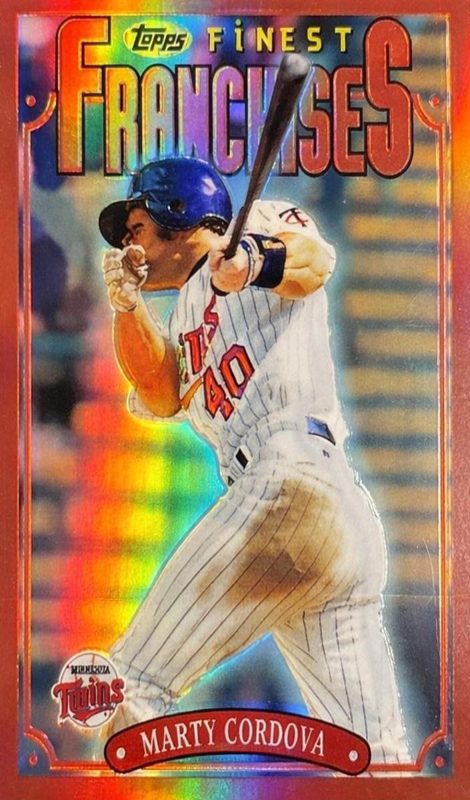 Marty Cordova, 1996 Topps Finest Baseball