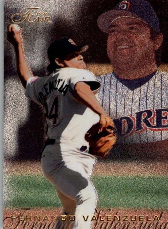 Fernando Valenzuela, 1996 Flair Baseball