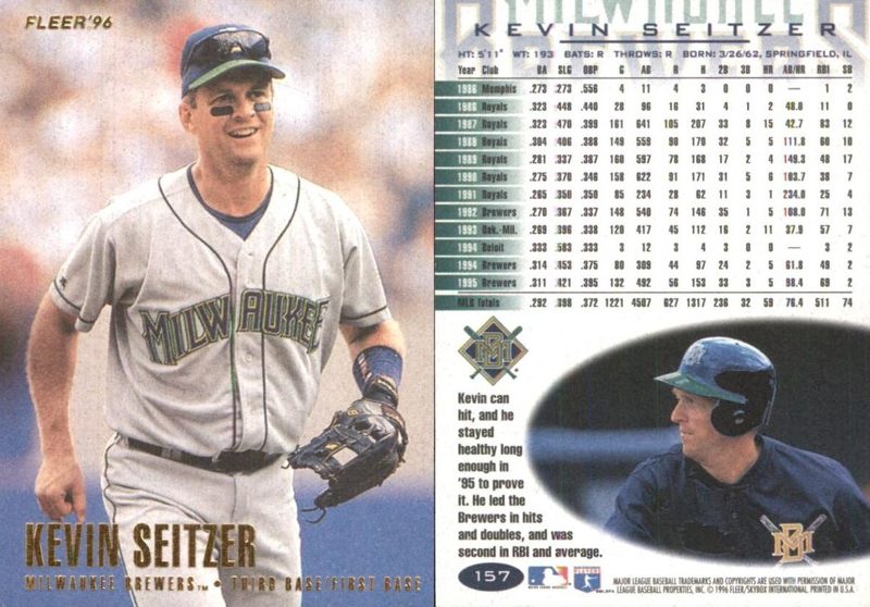 Kevin Seitzer, 1996 Fleer Baseball