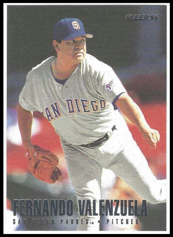 Fernando Valenzuela, 1996 Fleer Baseball