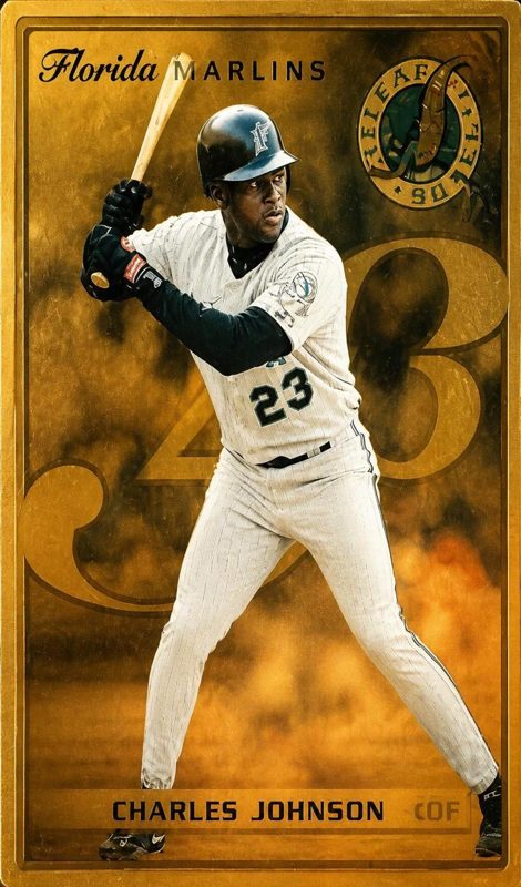 Charles Johnson, 1996 Leaf Preferred Baseball