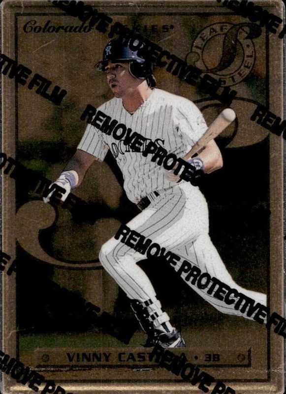 Vinny Castilla, 1996 Leaf Preferred Baseball