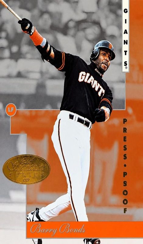 Barry Bonds, 1996 Leaf Signature Series Baseball