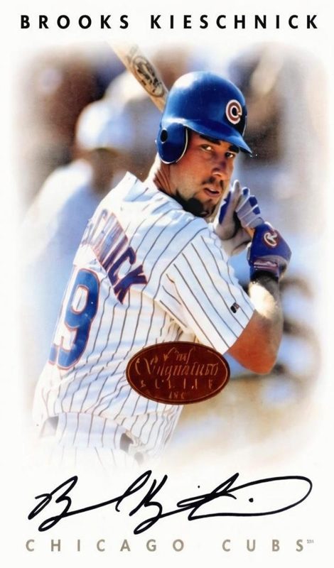 Brooks Kieschnick, 1996 Leaf Signature Series Baseball