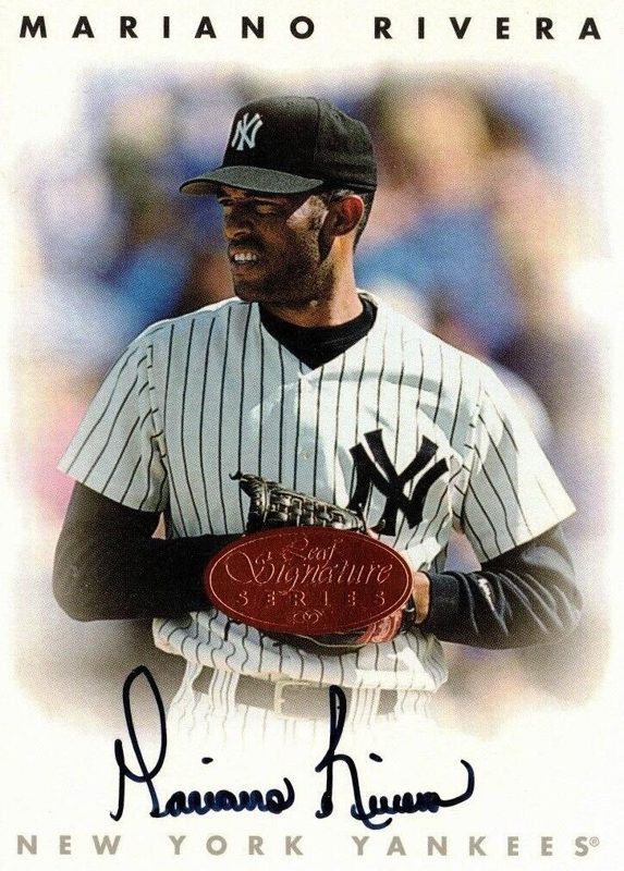 Mariano Rivera, 1996 Leaf Signature Series Baseball