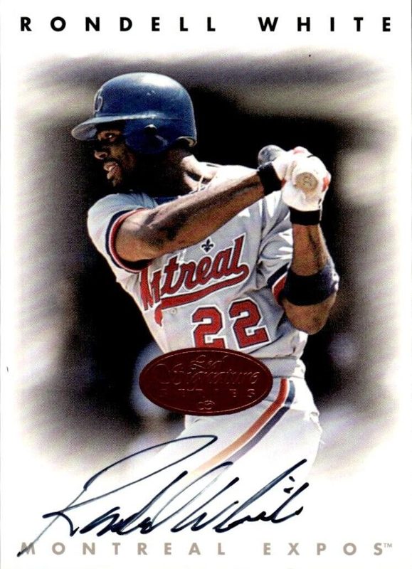 Rondell White, 1996 Leaf Signature Series Baseball