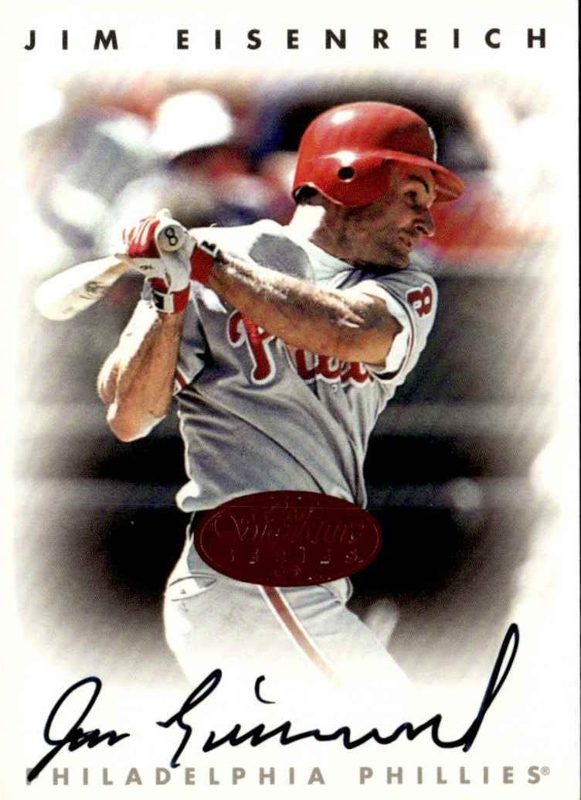 Jim Eisenreich, 1996 Leaf Signature Series Baseball