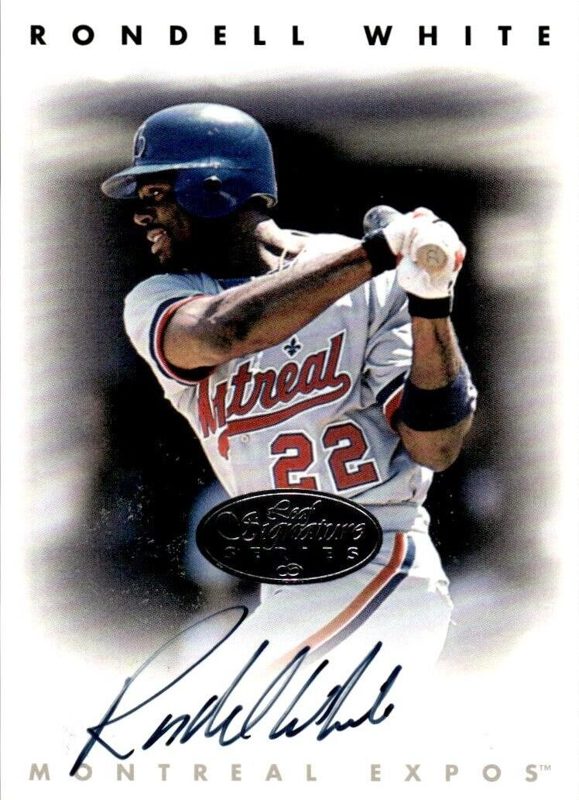 Rondell White, 1996 Leaf Signature Series Baseball