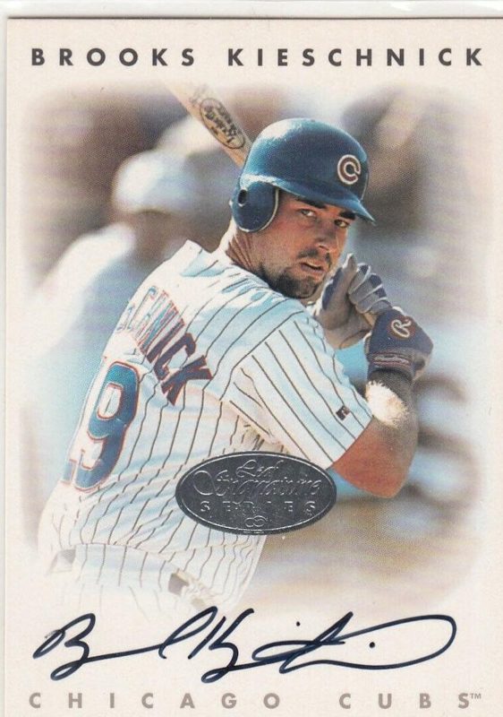 Brooks Kieschnick, 1996 Leaf Signature Series Baseball