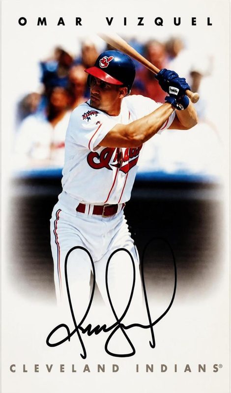 Omar Vizquel, 1996 Leaf Signature Series Baseball