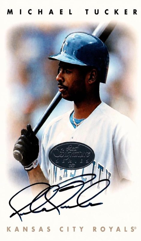 Michael Tucker, 1996 Leaf Signature Series Baseball
