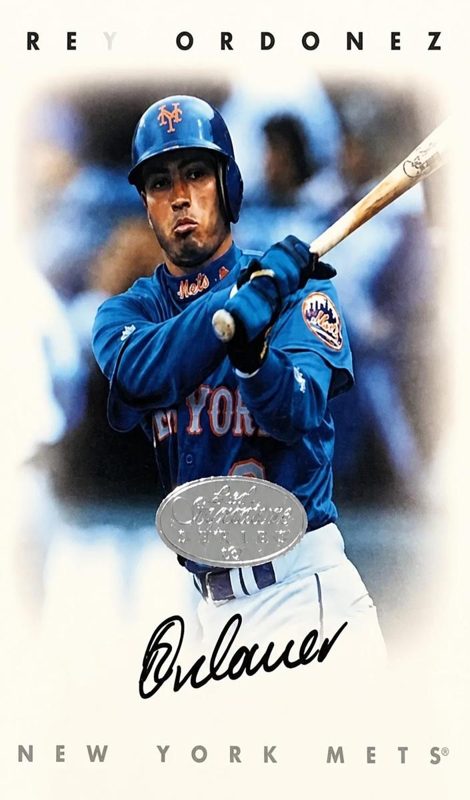 Rey Ordonez, 1996 Leaf Signature Series Baseball
