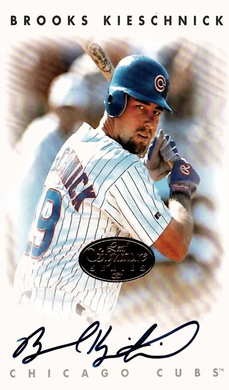 Brooks Kieschnick, 1996 Leaf Signature Series Baseball