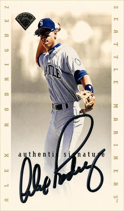 Alex Rodriguez, 1996 Leaf Signature Series Baseball