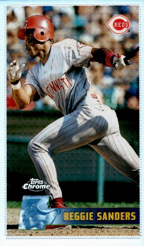 Reggie Sanders, 1996 Topps Chrome Baseball