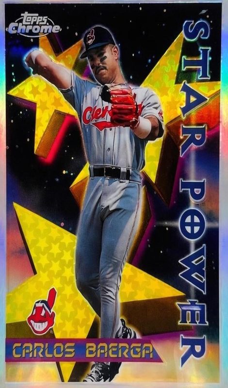 Carlos Baerga, 1996 Topps Chrome Baseball