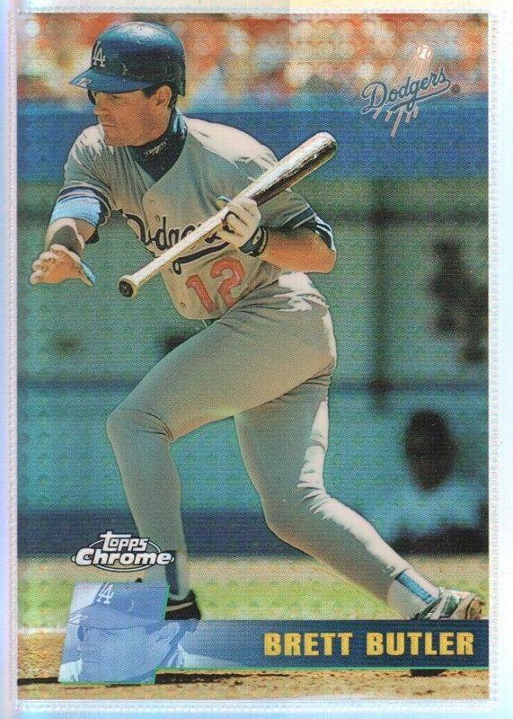 Brett Butler, 1996 Topps Chrome Baseball