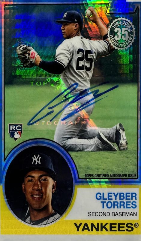Gleyber Torres, 2018 Topps Silver Pack Baseball