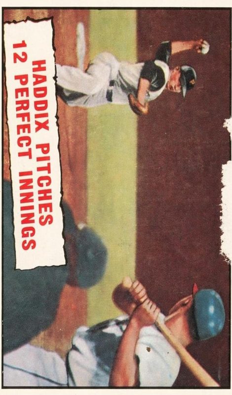 Harvey Haddix, 1961 Topps Baseball