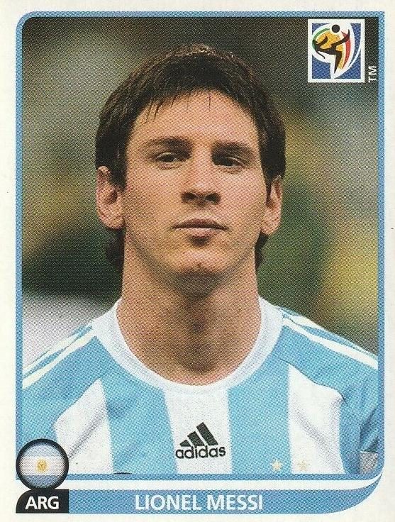 Lionel Messi, 2010 Panini South Africa FIFA World Cup Sticker Soccer