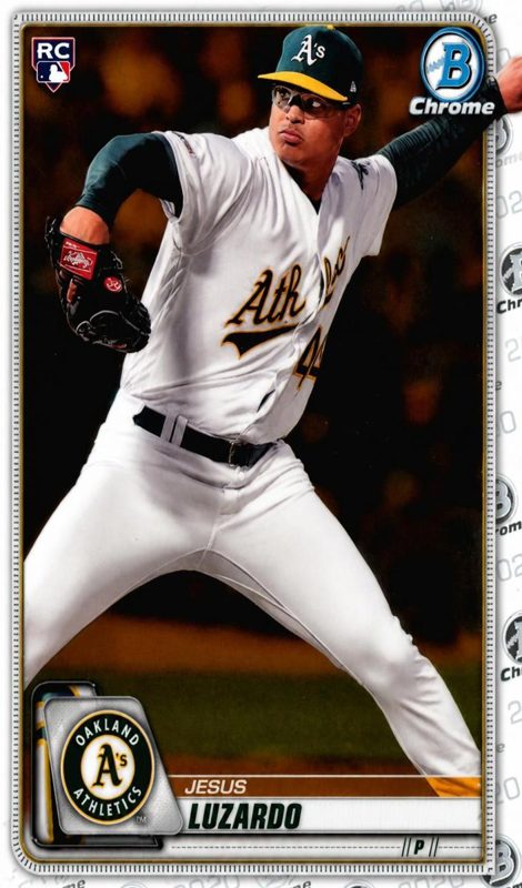 Jesus Luzardo, 2020 Bowman Chrome Baseball