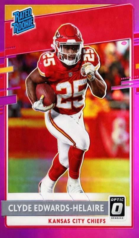 Clyde Edwards-Helaire, 2020 Donruss Optic Football