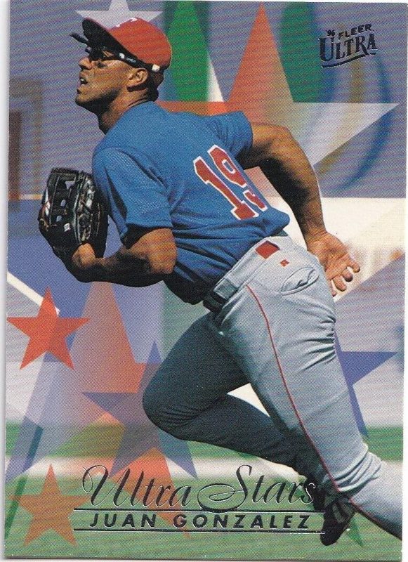 Juan Gonzalez, 1996 Fleer Ultra Baseball