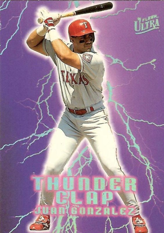Juan Gonzalez, 1996 Fleer Ultra Baseball