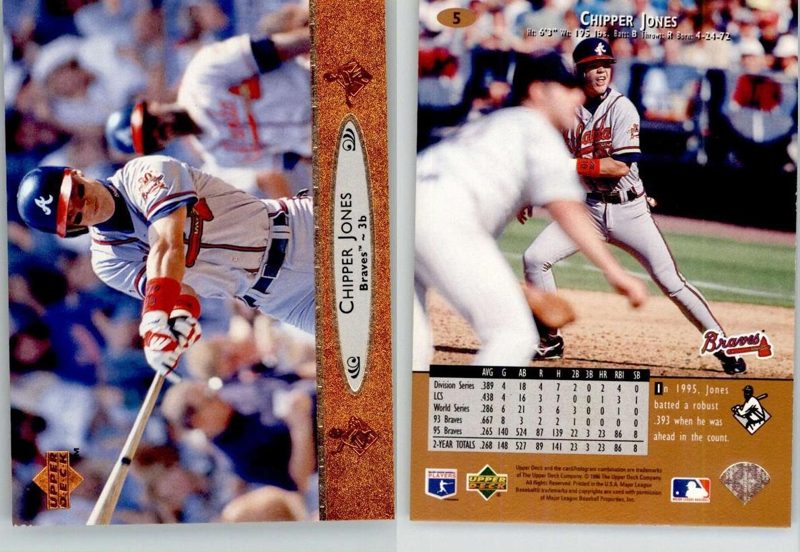 Chipper Jones, 1996 Upper Deck Baseball
