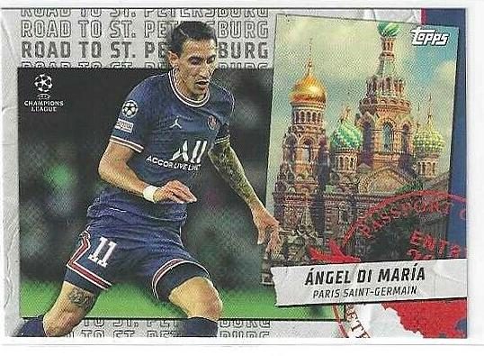 Angel Di Maria, 2021 Topps UEFA Champions League Soccer 