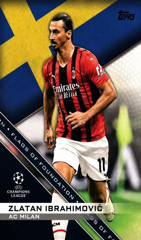 Zlatan Ibrahimović, 2021 Topps UEFA Champions League Soccer 