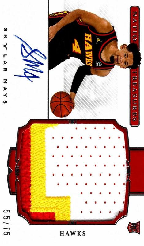 Skylar Mays, 2020 Panini National Treasures Basketball