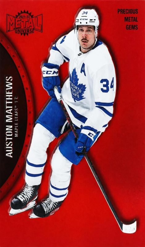 Auston Matthews, 2021 Skybox Metal Universe Hockey