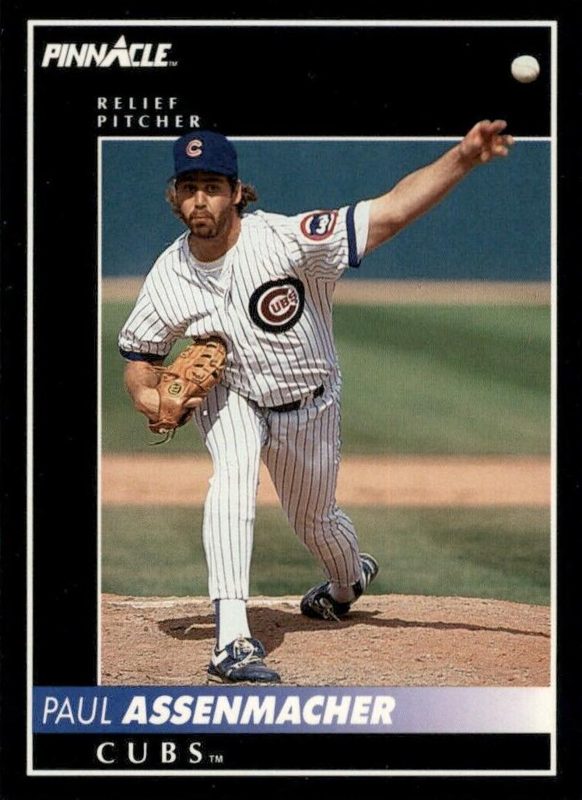 Paul Assenmacher, 1992 Pinnacle Baseball
