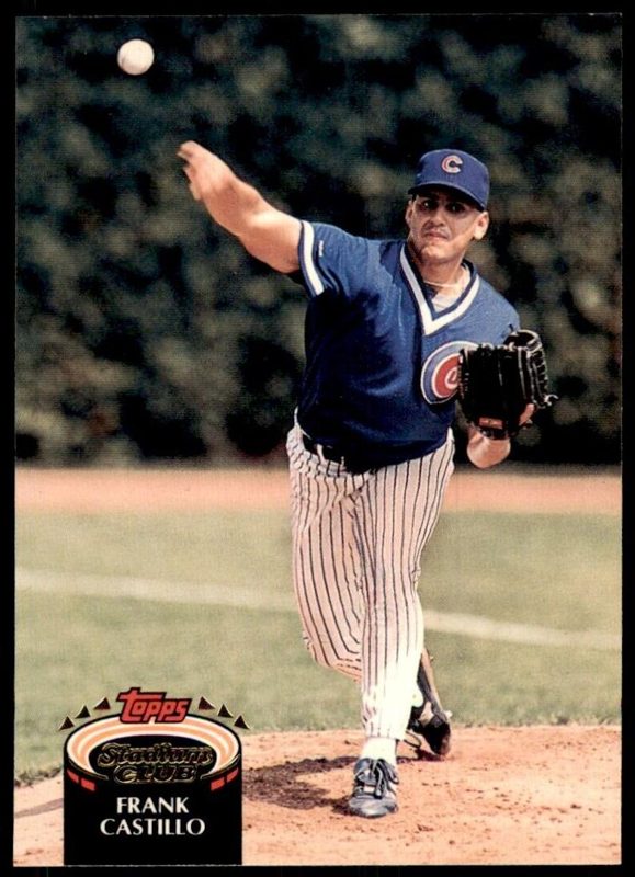 Frank Castillo, 1992 Topps Stadium Club Baseball