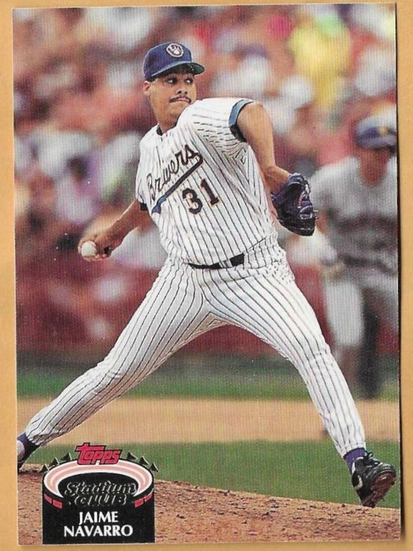 Jaime Navarro, 1992 Topps Stadium Club Baseball