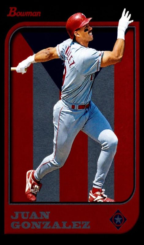 Juan Gonzalez, 1997 Bowman Baseball