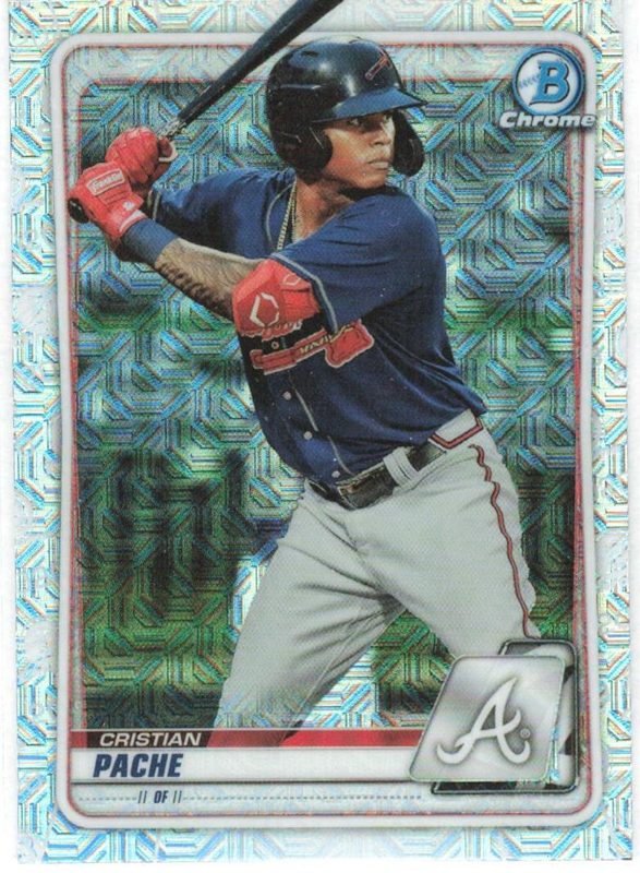 Cristian Pache, 2020 Bowman Chrome Mega Box Prospects Baseball