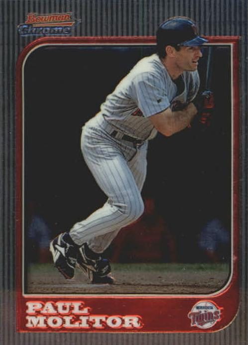 Paul Molitor, 1997 Bowman Chrome Baseball