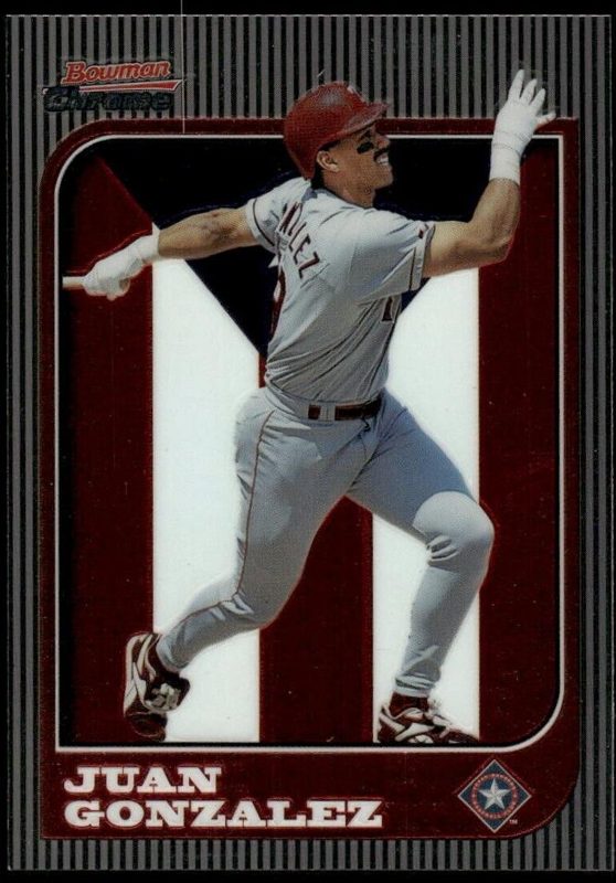 Juan Gonzalez, 1997 Bowman Chrome Baseball