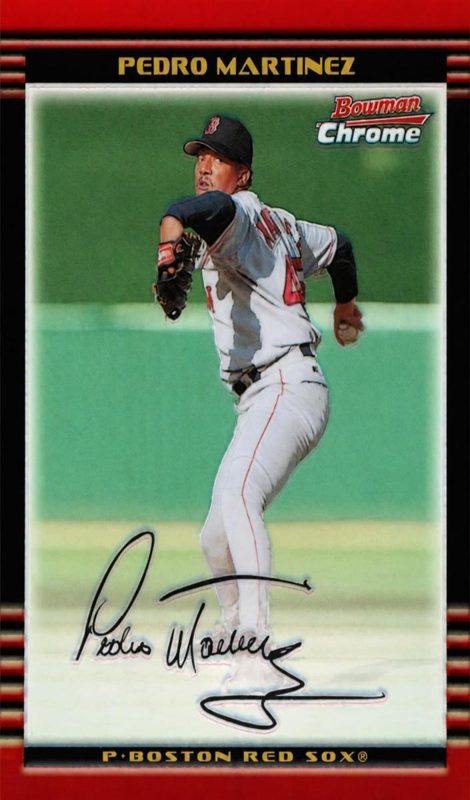 Pedro Martinez, 2002 Bowman Chrome Baseball