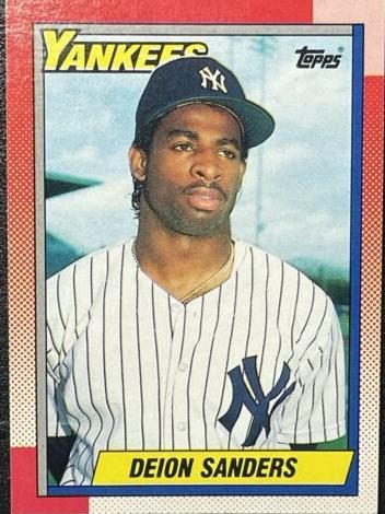 Deion Sanders, 1990 Topps Tiffany Baseball